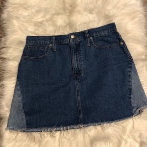 Madewell Denim A-Line Skirt
